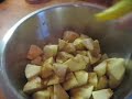 Apple crumble