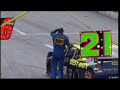 Elliot Sadler Pit Crash Wreck Fire Homestead 2009