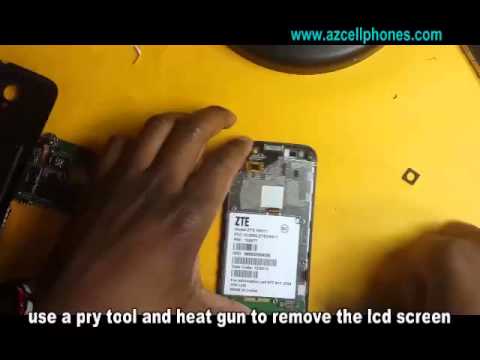 how to remove zte screen