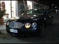 Bentley Continental GTC start up and accelerates