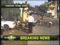 LTTE suicide bomb blast caught on tape in Weliweriya Sri Lanka