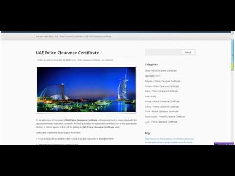 how to obtain police clearance