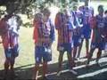 higuita treinando  na  base