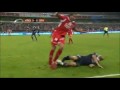 Horrible Tackle On Marcin Wasilewski - Anderlecht vs Standard Liège - 30th august 2009