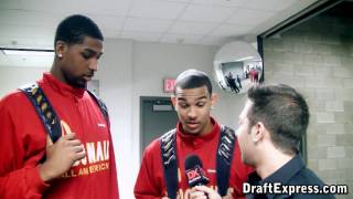 Cory Joseph & Tristan Thompson Interview & Practice Highlights - 2010 McDonald's All American Game