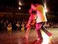 Julio Balmaceda and Corina De La Rosa bailando en Practica X en La Viru - un vals