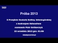 Click to View : X Przejście Dookoła Kotliny Jeleniogórskiej relacja Andrzeja Salwacha 21 września 2013 godź 01:05