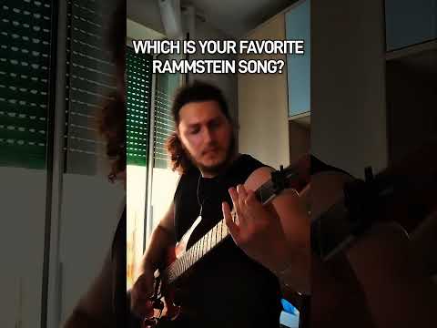 Playing Rammstein on my ESP LTD M-200FM