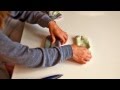 How to make a hair bun using socks