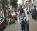 Danilo leert fietsen