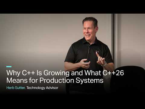 My 7-min “lightning talk” is online: Why C++ is growing, and why C++26 will likely be adopted quickly