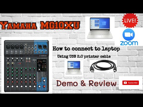 video-linktoworks-Yamaha MG10XU ~ how to connect to laptop (Mac or...