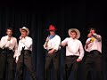 a rare rendition of elvira sang by the oak ridge boys, at a high school concert