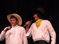 a rare rendition of elvira sang by the oak ridge boys, at a high school concert