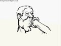 Guy sucks fist