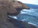 cliff jump Spitting Caves Oahu w/ Charlie and Twomp cliff jump Spitting Caves Oahu w/ Charlie and Twomp