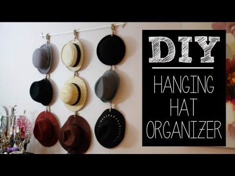 how to organize hats