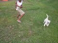 izzy at the park