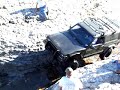 Jeep XJ rock crawling Little Blue in Disney, OK