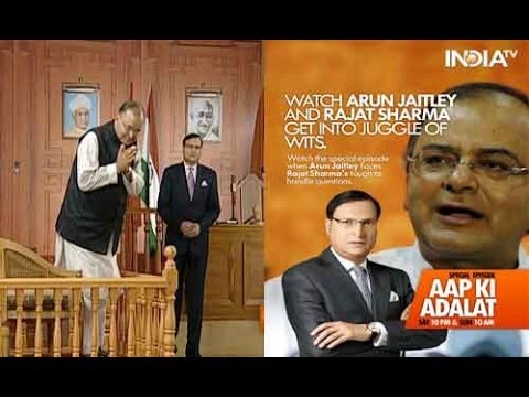Aap - Watch BJP leader, Arun Jaitley grilled by India TV's Editor-in-chief Rajat Sharma in Aap Ki Adalat. For more content go to http://www.indiatvnews.com/video/ ...