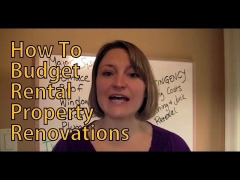 how to budget for renovations