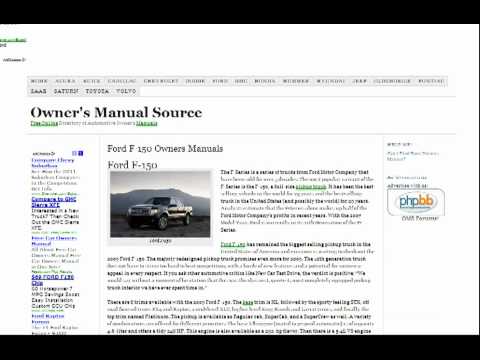 1997 Ford F150 Owners Manual Pdf 1997 Ford F150 Owners Manual Pdf