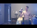 Wheelchair style, dumbbell shoulder Press Exercises; L1 injury 11-27-11