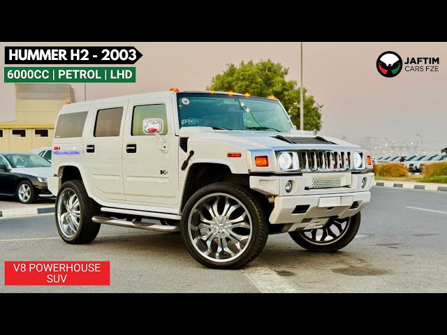 هامر H2 ستاندارد SUNROOF | V8 ENGINE | AUTOMATIC TRANSMISSION | 6.0L PETROL | LHD | 2003 video