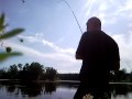 Largemouth on a Frog