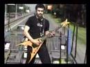 Anton Tsygankov plays his tune on the top of a moving truck