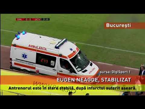 Antrenorul Eugen Neagoe, stabilizat după infarct