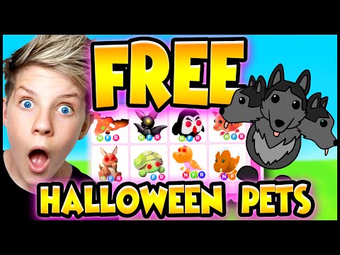 How To Get FREE HALLOWEEN PETS in Adopt Me!! 100% WORKS!! Prezley
