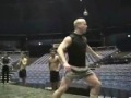 Video from Jason Berrent's website (www.acrobatik.com ex-acrobat of Alegria and currently principal character of Kooza.
