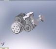v4 engine 3d