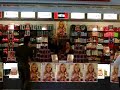 Alex Curran promoting her new fragrance on Oxford Street
