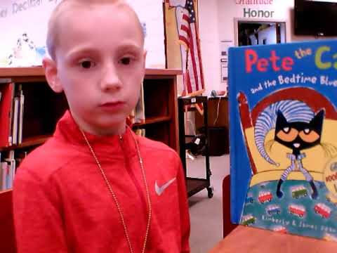 Grayson Davis Book Talk on Pete The Cat