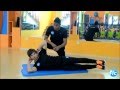 Encogimiento lateral con piernas elevadas