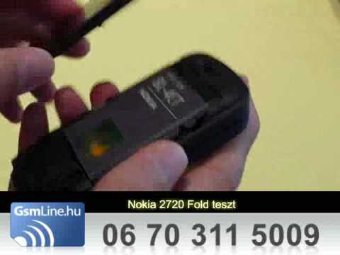 Nokia 2720 Fold teszt vide�