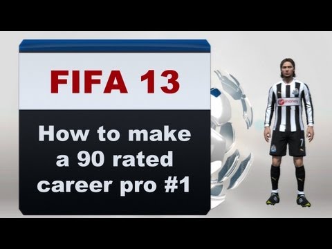 how to be a pro in fifa 13