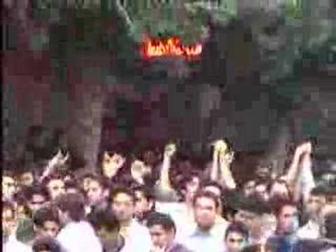 Azerbaijan demonstration in QOSHACHAY