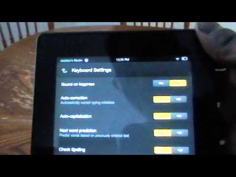 how to turn off a kindle fire