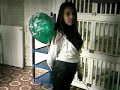 dancing with a ballon