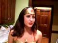 Linda Carter as "Wonder Woman" commercial