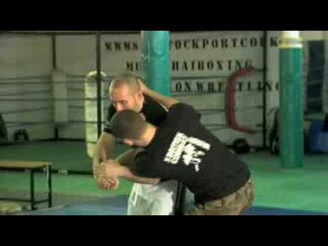 Defending rear naked choke