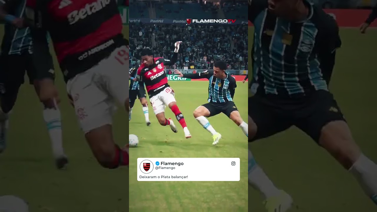 DEIXARAM... 🔴⚫ O PLATA JOGOU UM ABSURDO CONTRA O GRÊMIO! #shorts