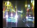 Drunken Idiot nearly gets bonneted by Taxi