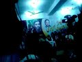 Qazi Hussian Ahmad at local convention in Gulshan e Ravi