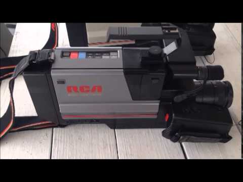 Compare 2 full size VHS camcorders (RCA CPR-300 and CPR-350 from 1987)