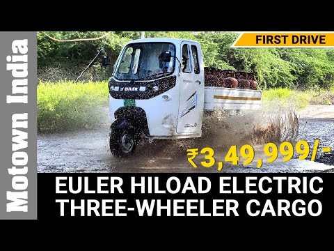 HiLoad electric 3 wheeler cargo from Euler Motors