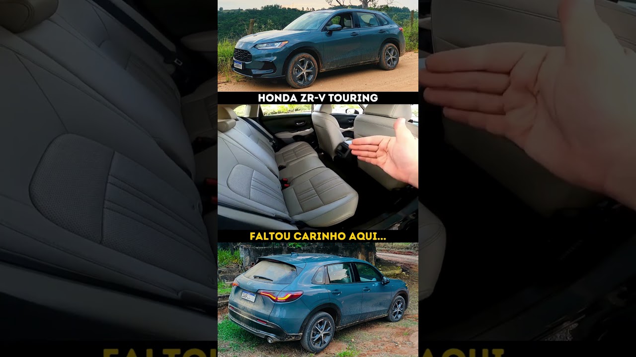 Honda parece não fazer questão de agradar quem vai no banco traseiro do ZR-V... #honda #hondazrv